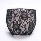 Floral Lace Oversize Shield Sunglasses