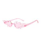 Steam Punk Fire Flame Party Sunglasses