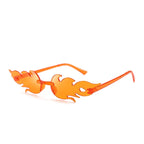 Steam Punk Fire Flame Party Sunglasses