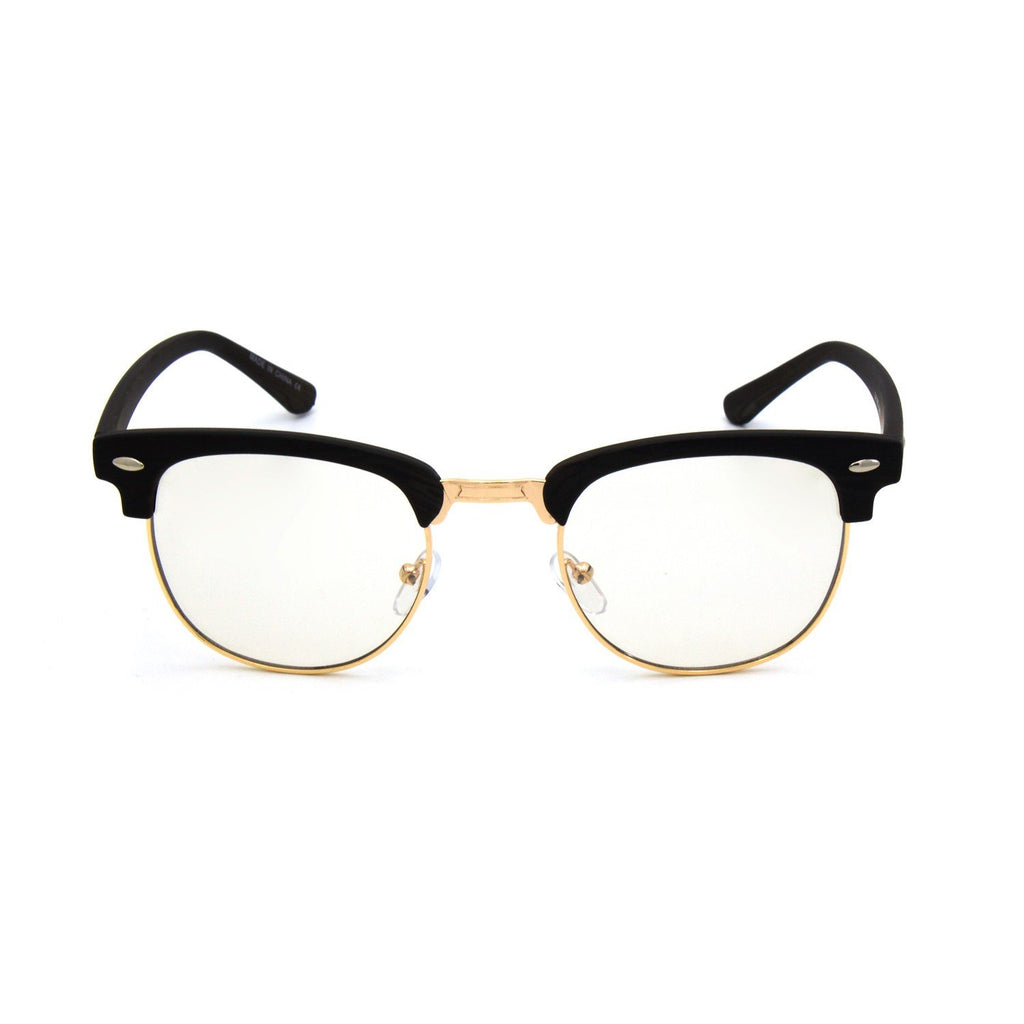 "Hipster" Clear Lens Sunglasses - Weekend Shade Sunglasses