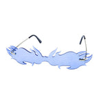 Fire Flaming Cat Eye Sunglasses - Weekend Shade Sunglasses