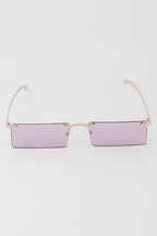 Retro Skinny Square Sunglasses - Weekend Shade Sunglasses