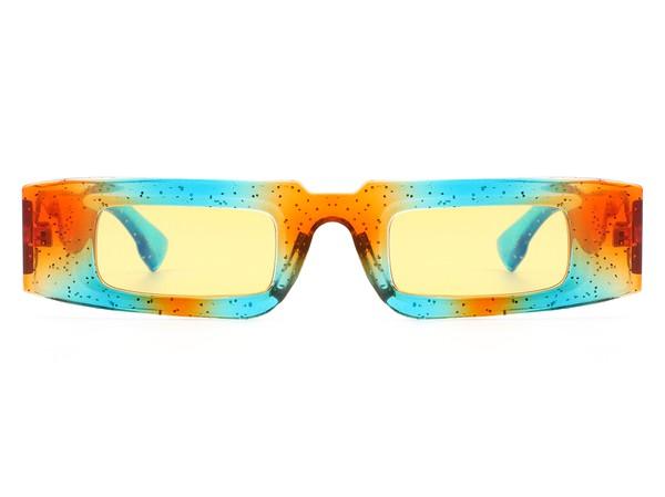 Slim Vintage Rectangle Sunglasses - Weekend Shade Sunglasses