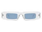 Slim Vintage Rectangle Sunglasses - Weekend Shade Sunglasses